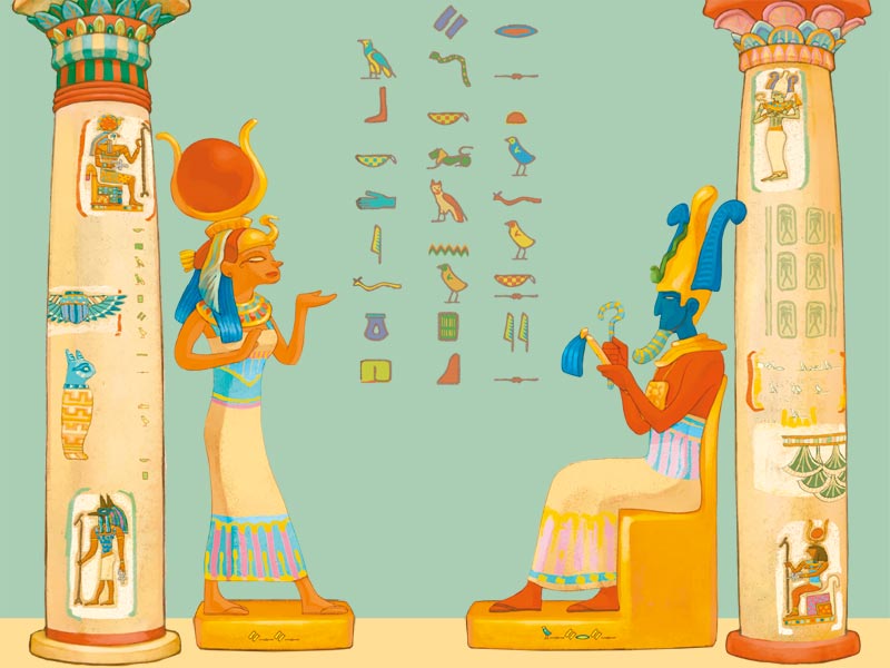 Les hiéroglyphes égyptiens (Milan-champion Du CP) par Herve Flores - 96 Les hiéroglyphes égyptiens (Milan-champion Du CP) par Herve Flores - 96